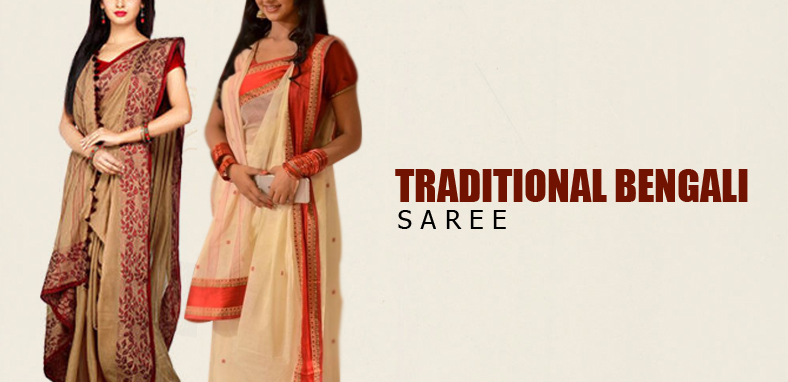 Traditional bengali saree